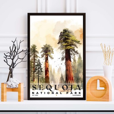 Sequoia National Park Poster, Travel Art, Office Poster, Home Decor | S4 - image5